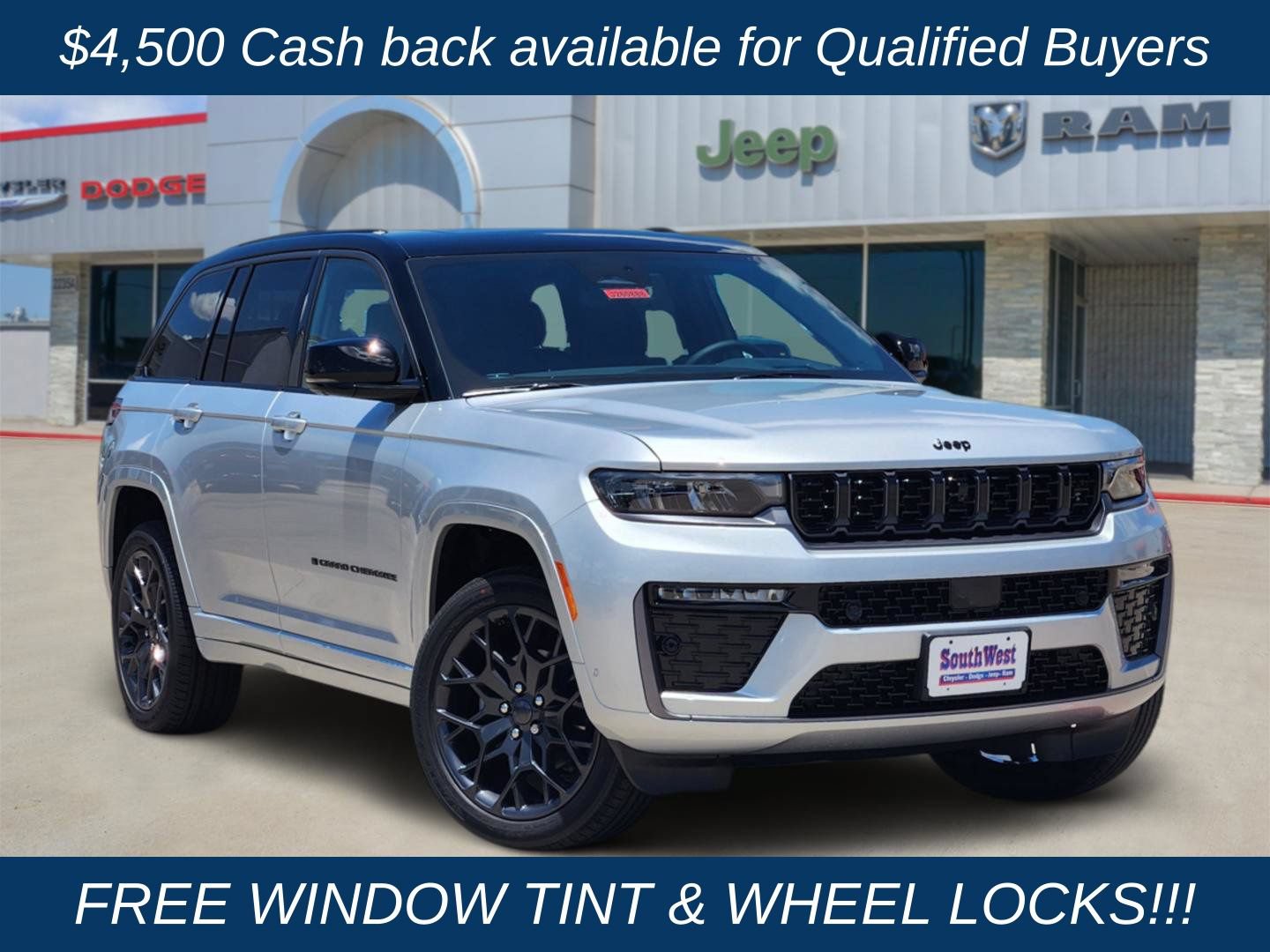 New 2026 Jeep Grand Cherokee Summit w/ Obsidian Package AWD/4WD image 1