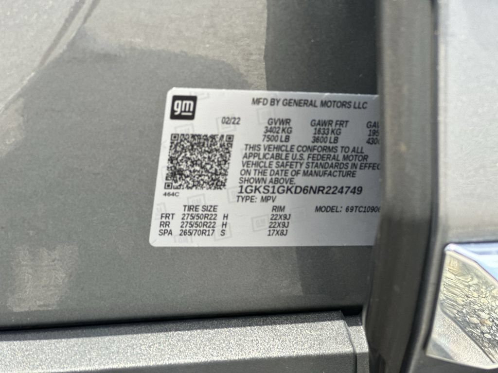 Certified 2022 GMC Yukon XL SLT w/ SLT Luxury Package RWD image 33