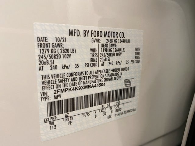 Used 2021 Ford Edge Titanium w/ Equipment Group 301A AWD/4WD image 40