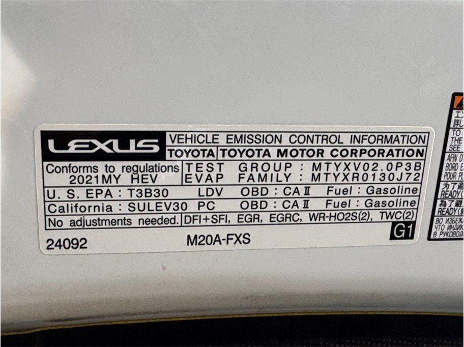 Used 2021 Lexus UX 250h w/ Accessory Package (Z2) AWD/4WD image 26