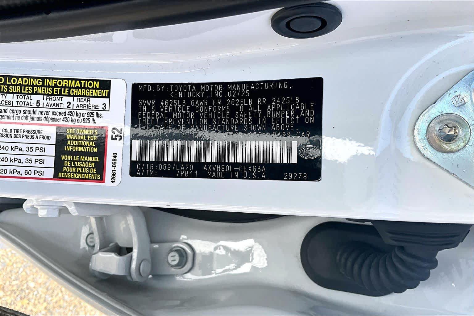 Certified 2025 Toyota Camry XLE w/ Premium Plus Package FWD image 36