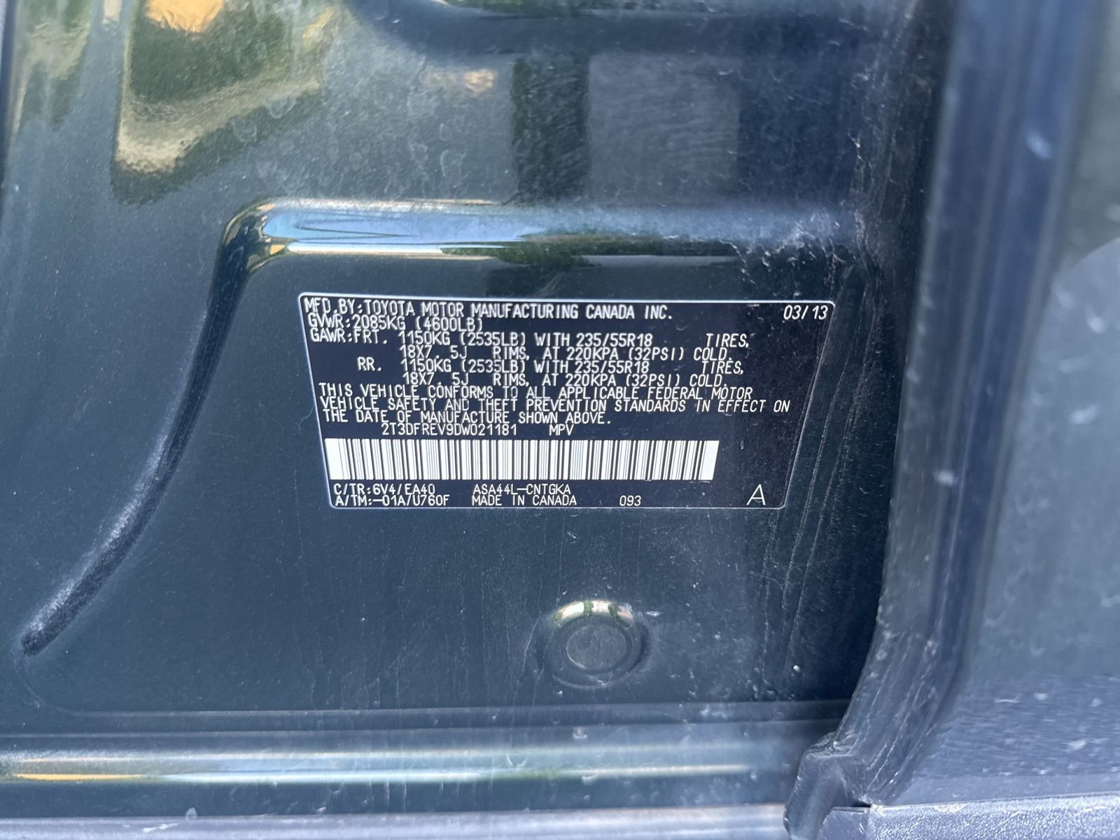 Used 2013 Toyota RAV4 Limited AWD/4WD image 11