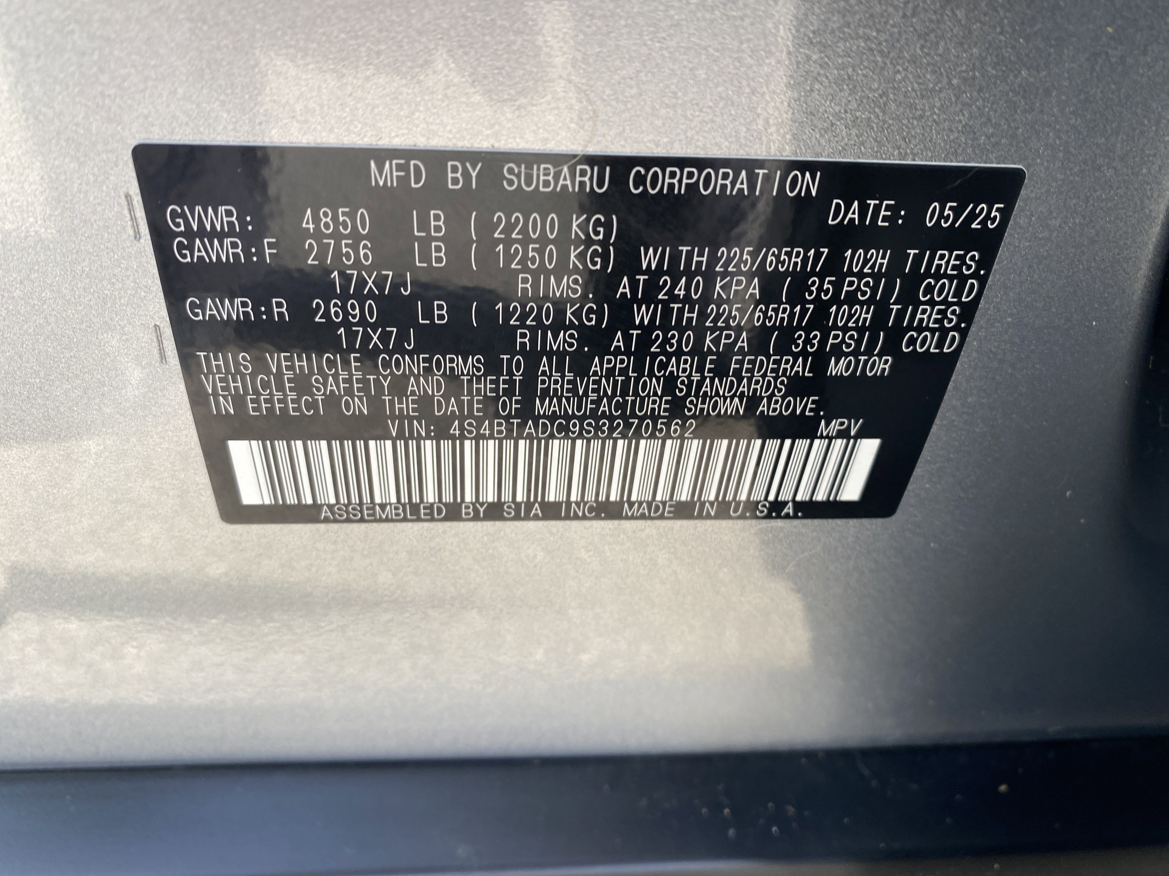 Used 2025 Subaru Outback Premium image 27