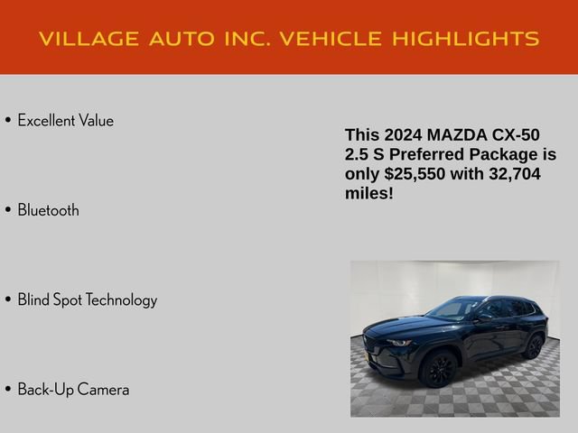 Used 2024 MAZDA CX-50 AWD 2.5 S w/ Preferred Package image 14