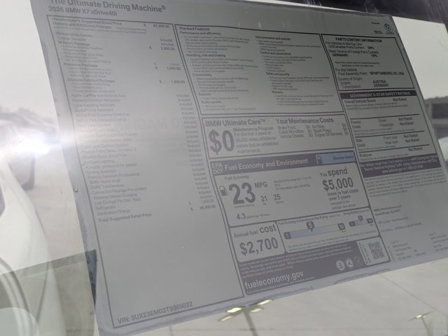 New 2026 BMW X7 xDrive40i w/ M Sport Package image 19