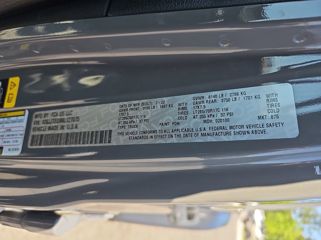 Used 2022 Jeep Gladiator Mojave w/ LED Lighting Group AWD/4WD image 38