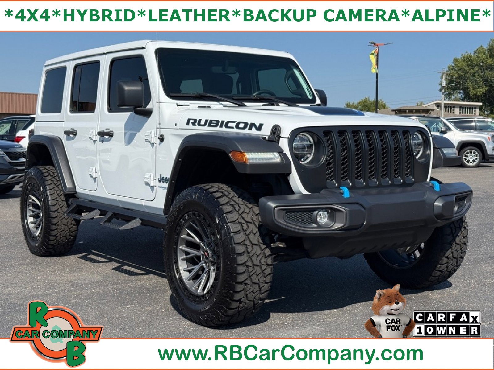 Used 2022 Jeep Wrangler Unlimited Rubicon 4xe w/ Cold Weather Group image 1