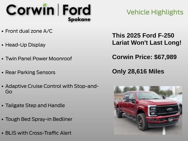Used 2025 Ford F250 Lariat w/ Lariat Ultimate Package AWD/4WD image 25