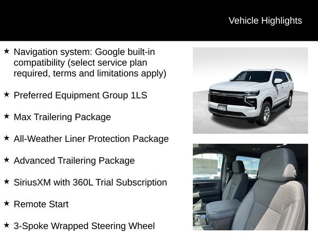 New 2026 Chevrolet Tahoe LS AWD/4WD image 7