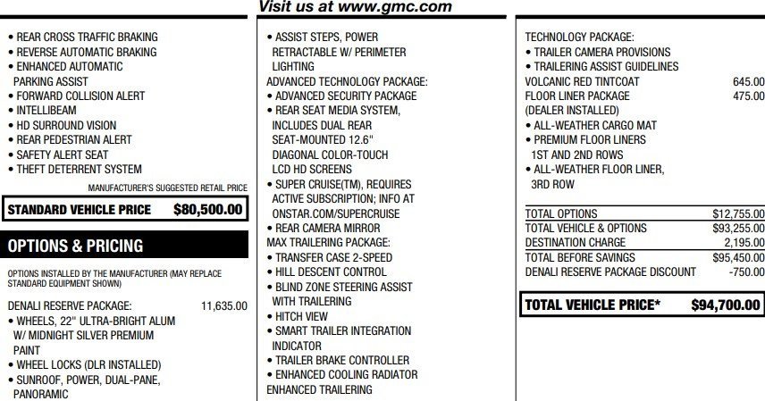 Certified 2025 GMC Yukon Denali w/ Denali Reserve Package image 3