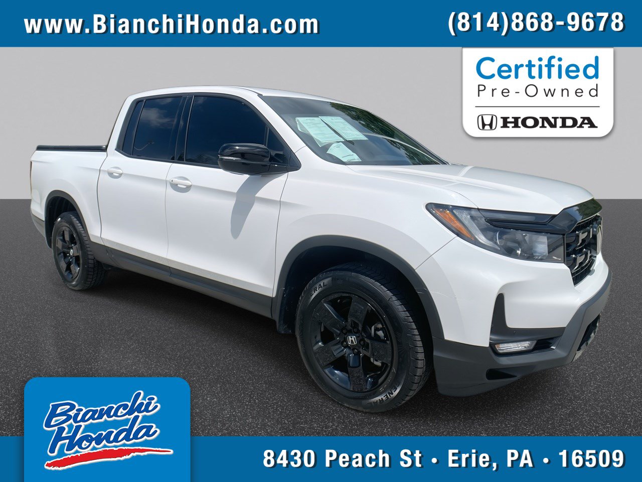 Certified 2025 Honda Ridgeline Black Edition
