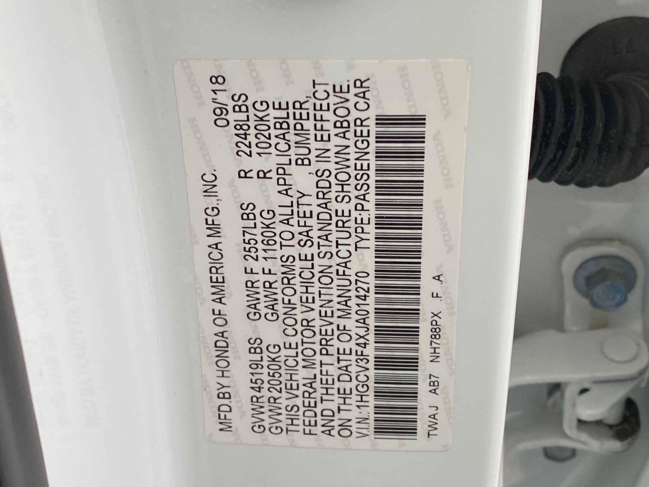 Used 2018 Honda Accord EX image 21