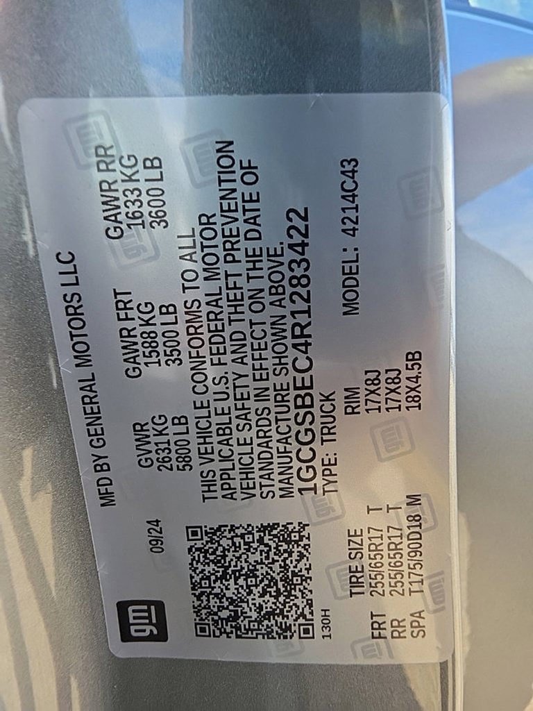 Used 2024 Chevrolet Colorado W/T w/ Safety Package RWD image 33
