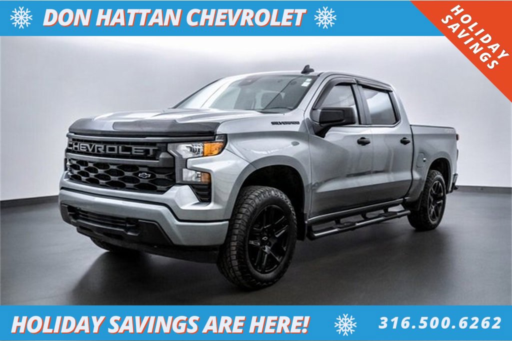 Used 2024 Chevrolet Silverado 1500 Custom w/ LPO, Dark Essentials Package image 1