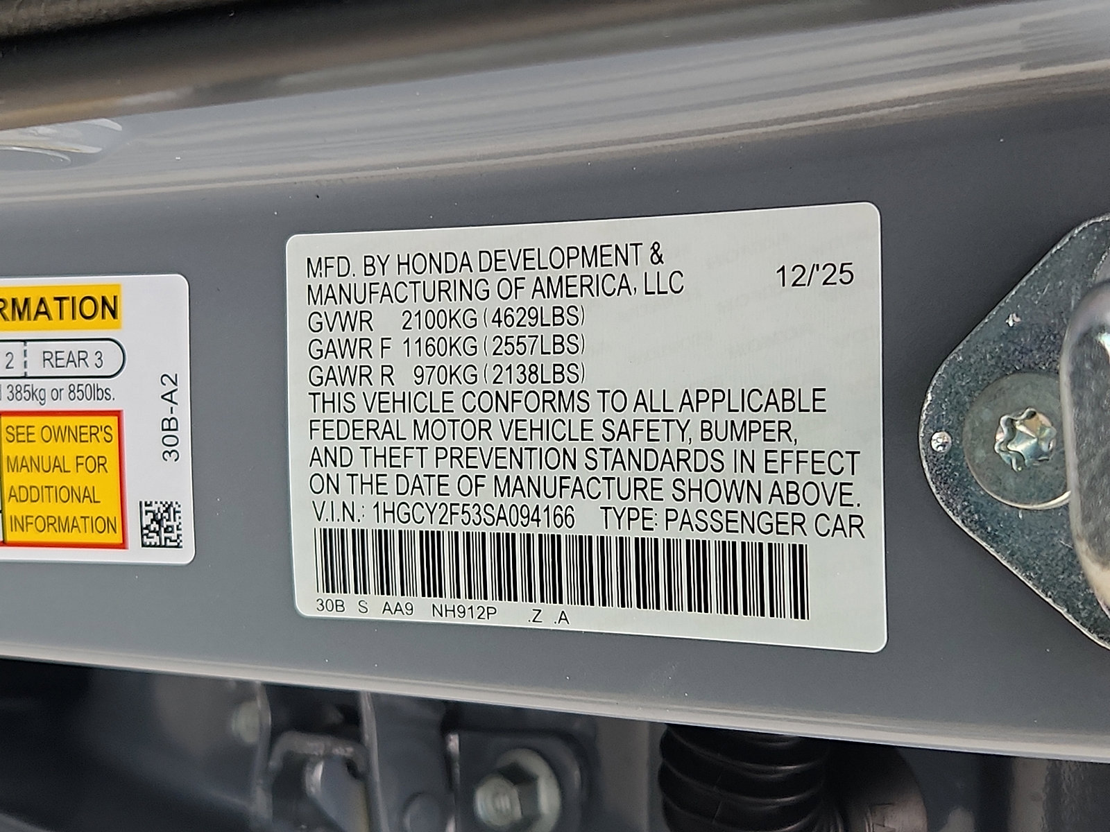 New 2025 Honda Accord Sport image 17