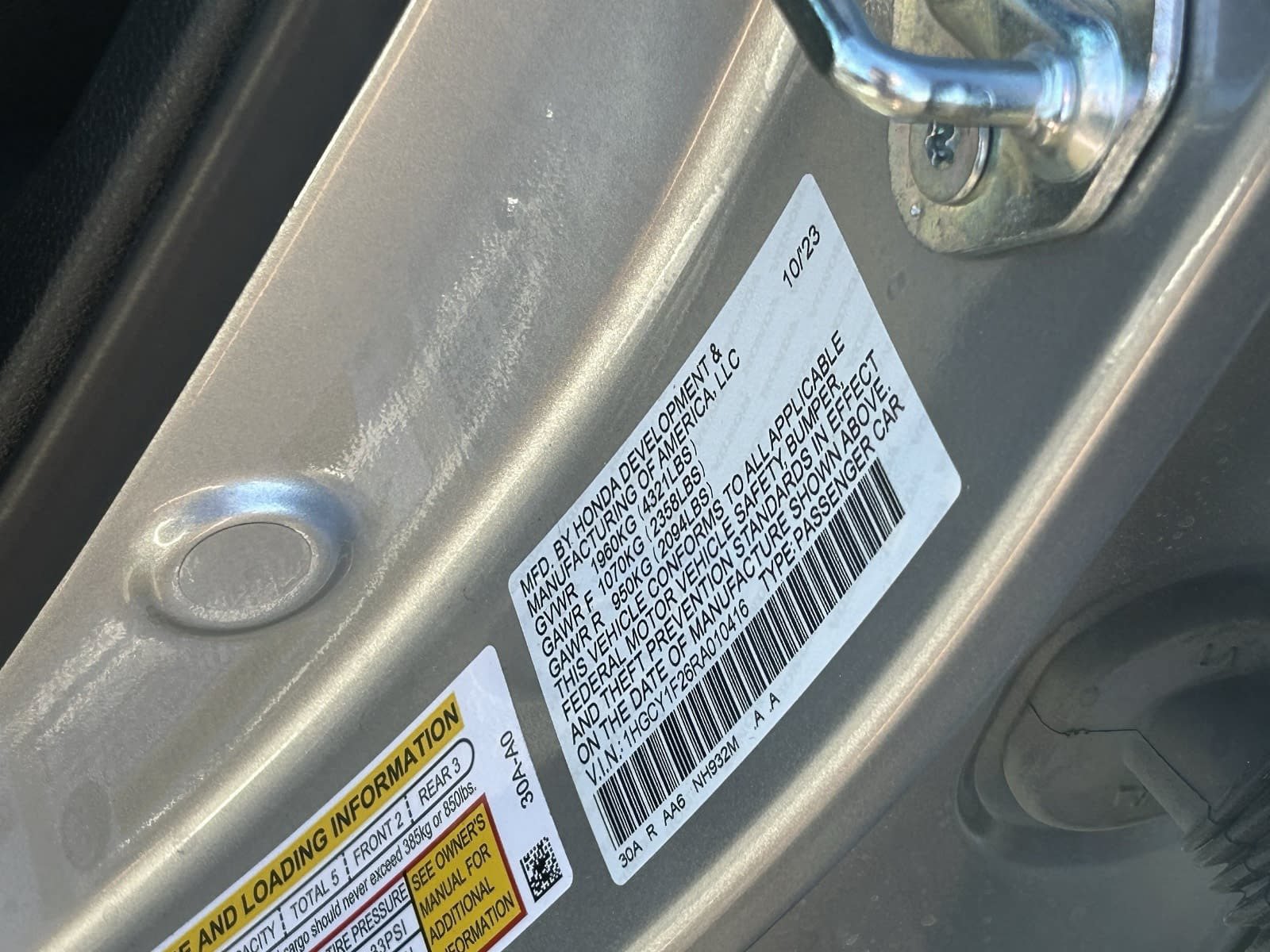Certified 2024 Honda Accord LX image 34