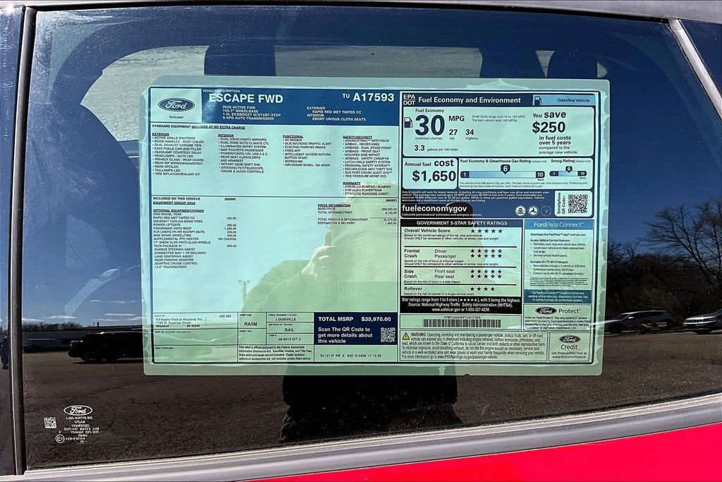 New 2026 Ford Escape Active w/ Tech Pack #1 FWD image 13
