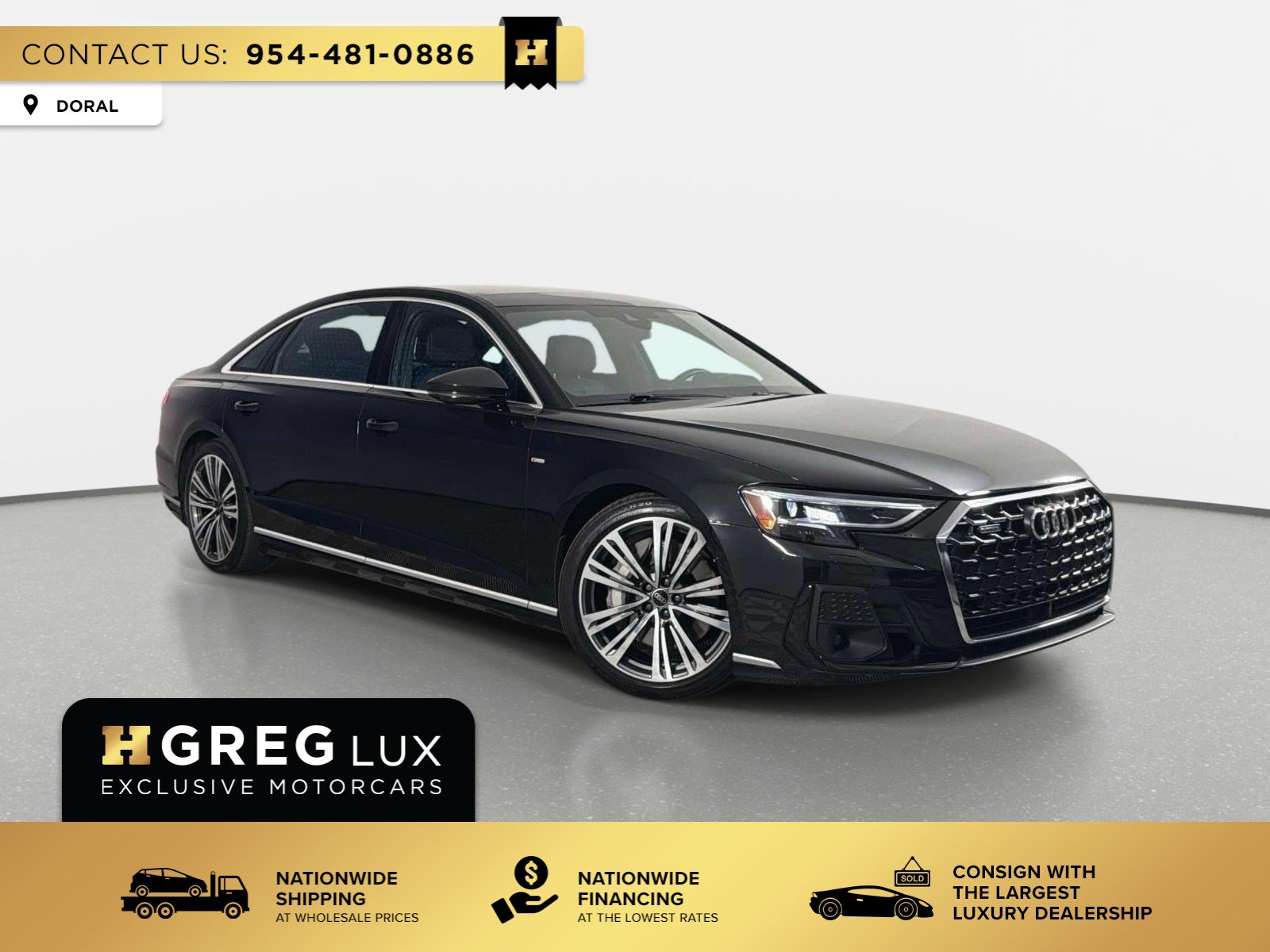 Used 2023 Audi A8 L 3.0T w/ Executive Package AWD/4WD image 1