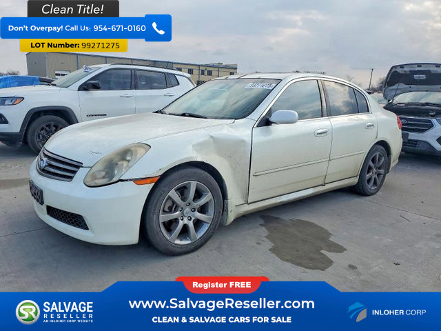 Used 2005 INFINITI G35 Sedan w/ (P03) Premium Pkg C