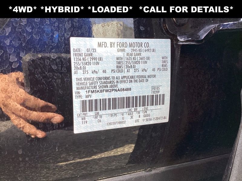 Used 2023 Ford Explorer Limited w/ Hybrid Equipment Group 310A AWD/4WD image 26