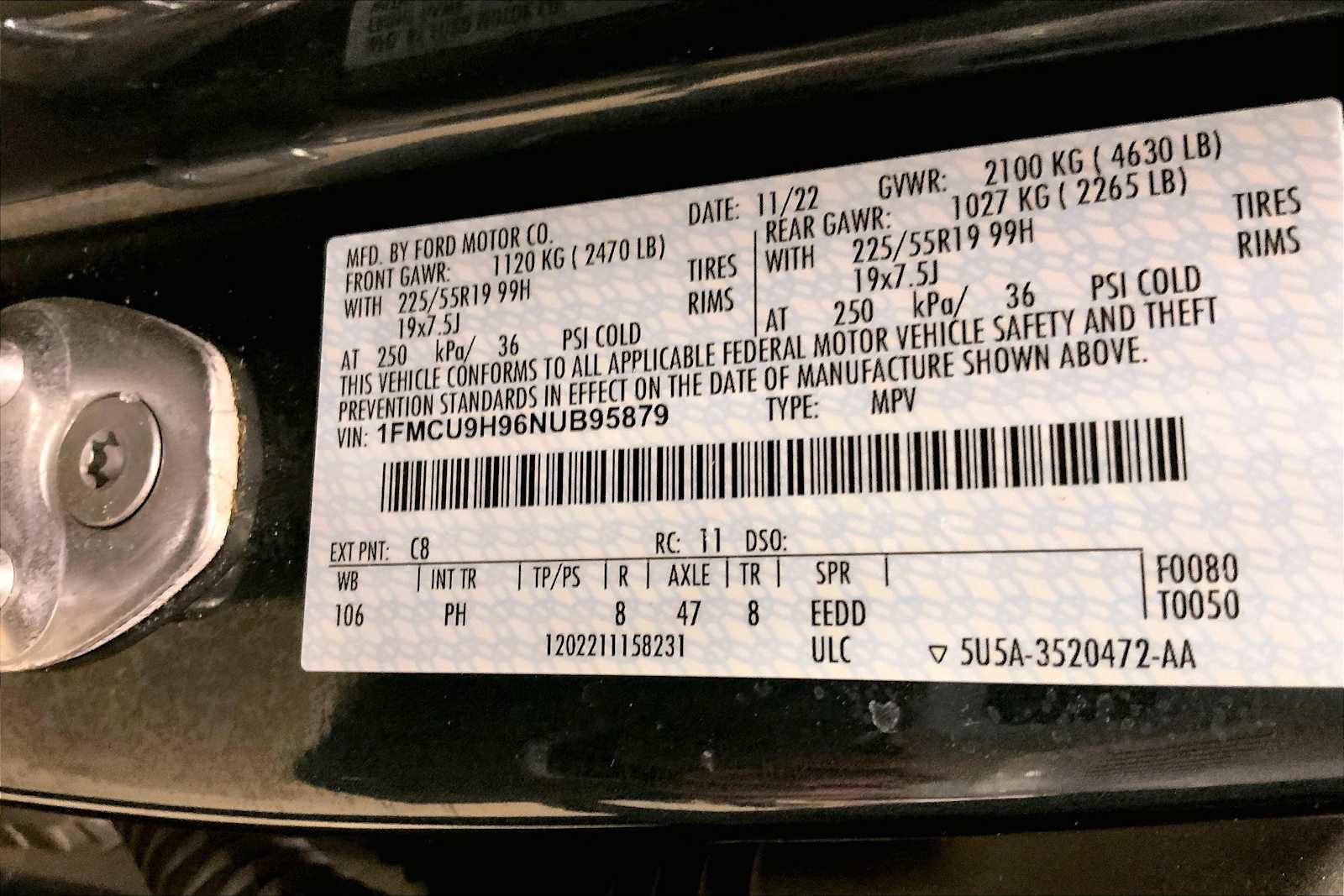 Used 2022 Ford Escape SEL w/ SEL Stealth AWD Package image 33