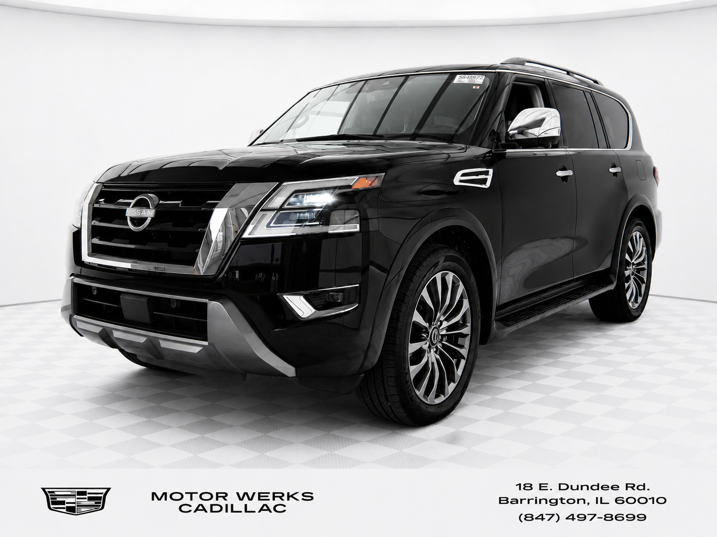 Used 2023 Nissan Armada Platinum w/ Captain's Chairs Package AWD/4WD image 2