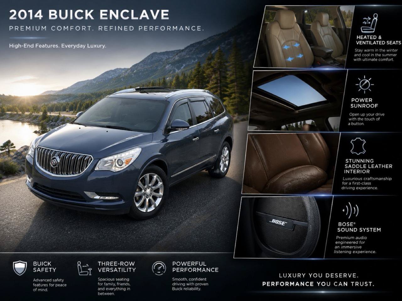 Used 2014 Buick Enclave Premium w/ Trailering Provision Package AWD/4WD image 31