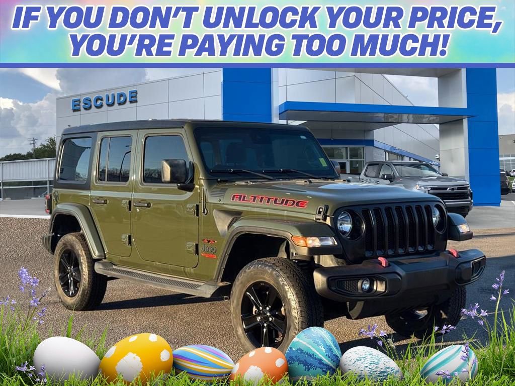 Used 2021 Jeep Wrangler Unlimited Sahara image 1