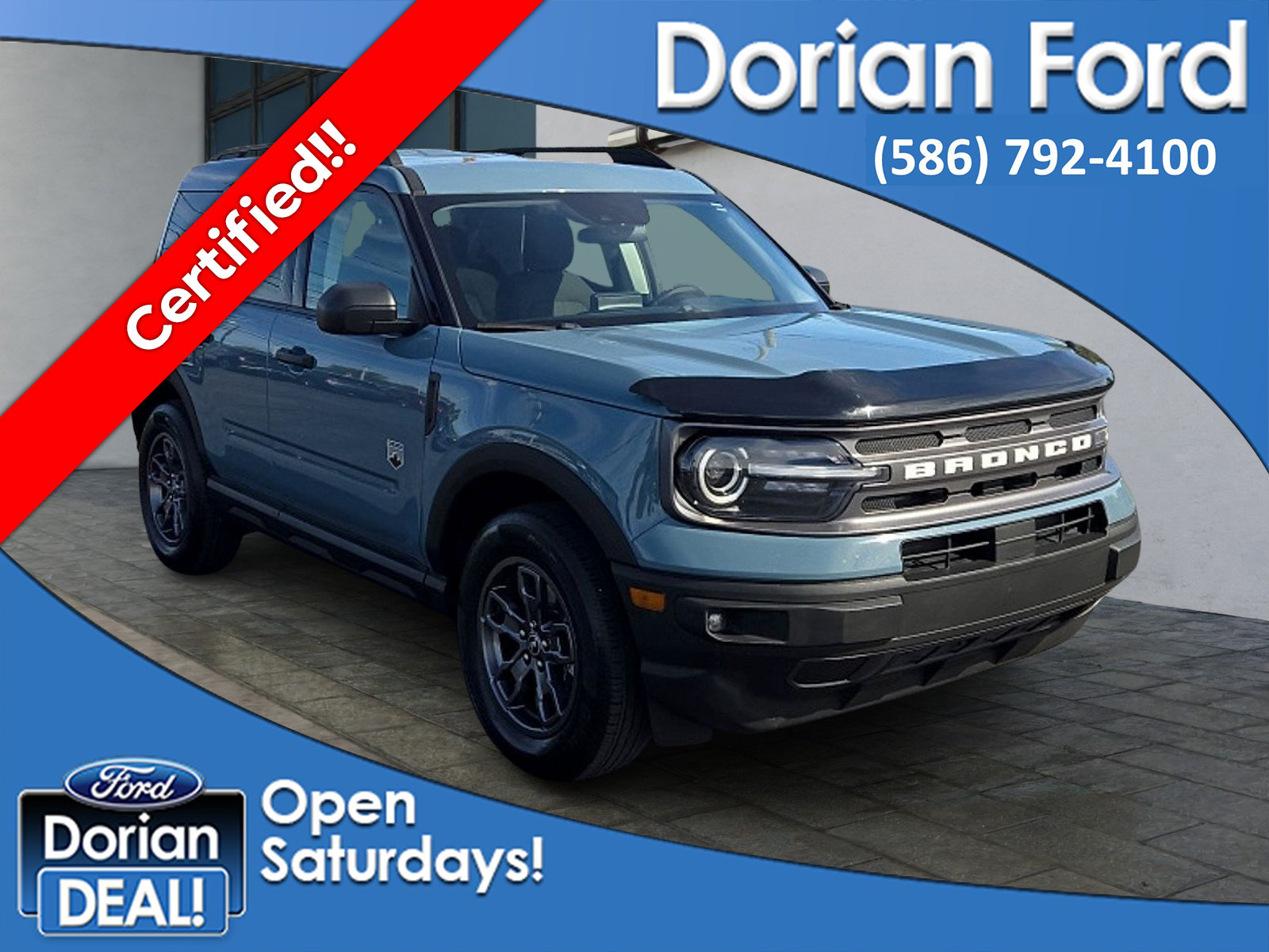 Certified 2021 Ford Bronco Sport Big Bend w/ Big Bend Package (96B) AWD/4WD image 1