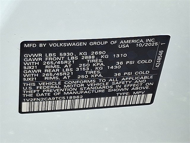 New 2026 Volkswagen Atlas SEL Premium R-Line image 11