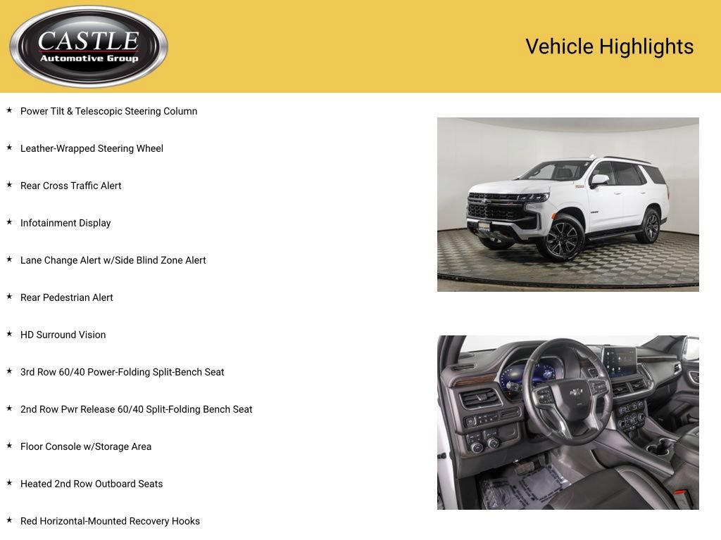 Used 2022 Chevrolet Tahoe Z71 w/ Luxury Package AWD/4WD image 16