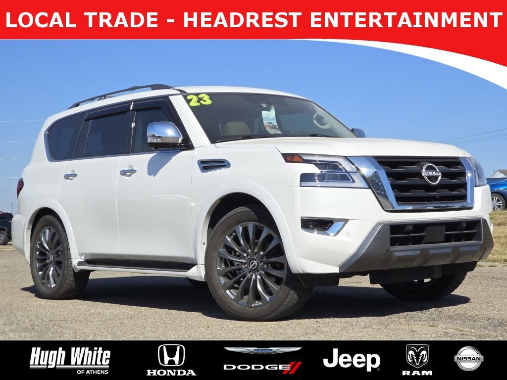 Certified 2023 Nissan Armada Platinum w/ Captain's Chairs Package
