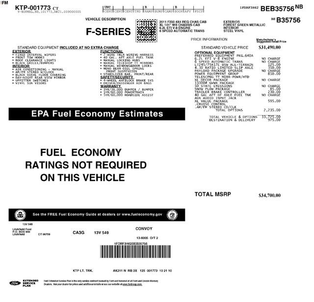 Used 2011 Ford F350 XL w/ PWR Equipment Group AWD/4WD image 15
