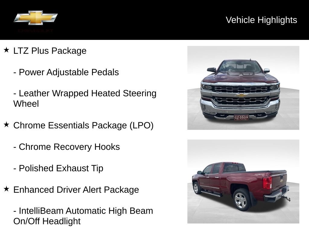 Used 2017 Chevrolet Silverado 1500 LTZ w/ Sport Package AWD/4WD image 19