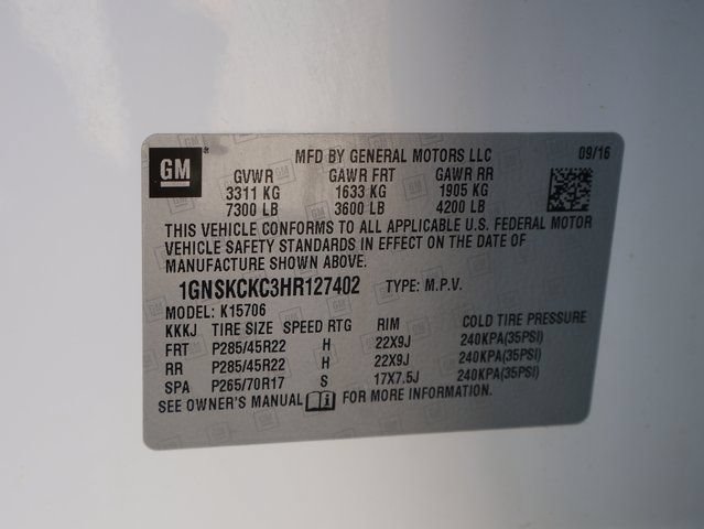Certified 2017 Chevrolet Tahoe Premier w/ Max Trailering Package AWD/4WD image 52