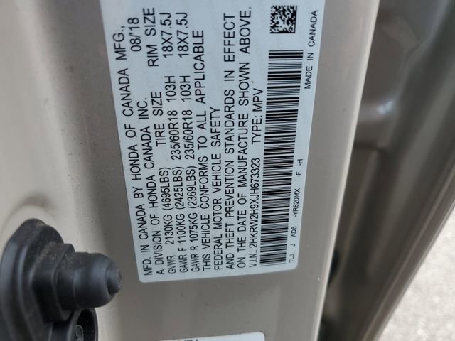 Used 2018 Honda CR-V Touring image 34