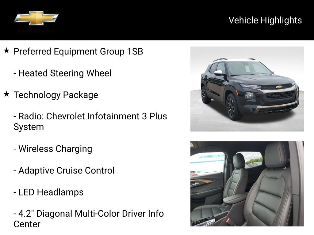 Certified 2022 Chevrolet TrailBlazer ACTIV w/ Technology Package AWD/4WD image 19
