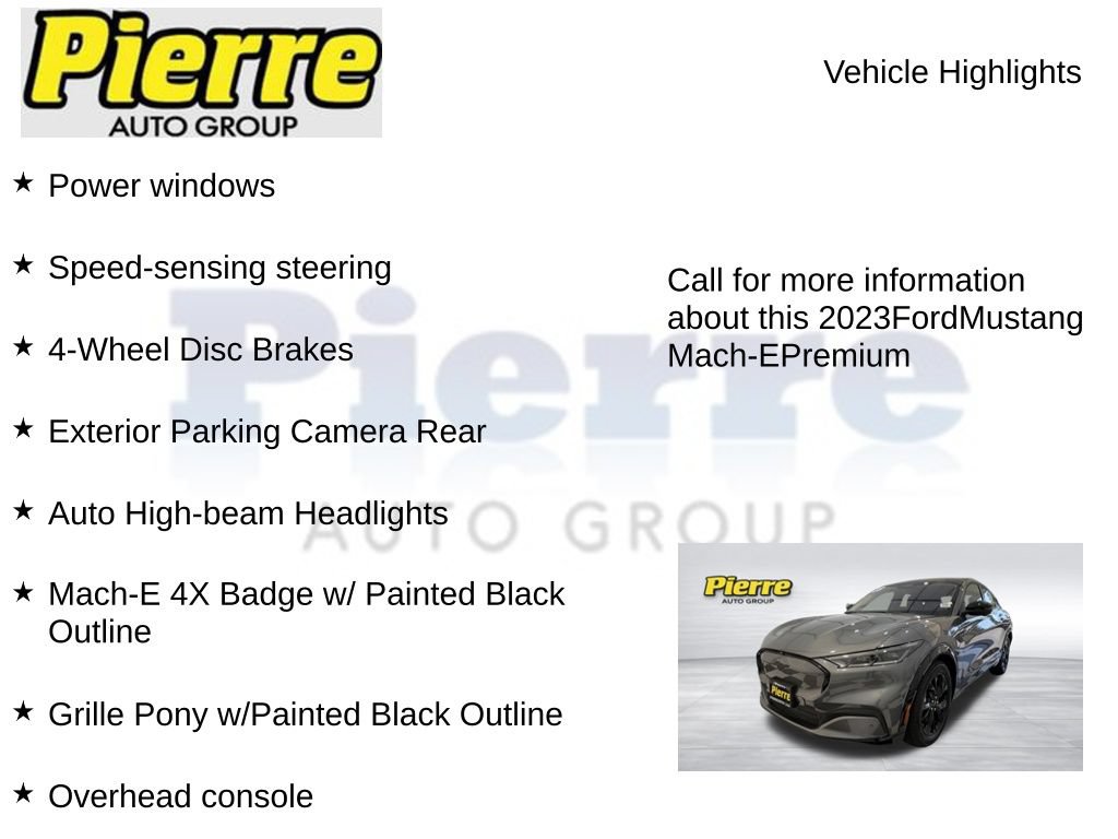 Used 2023 Ford Mustang Mach-E Premium w/ Mustang Nite Pony Package AWD/4WD image 14
