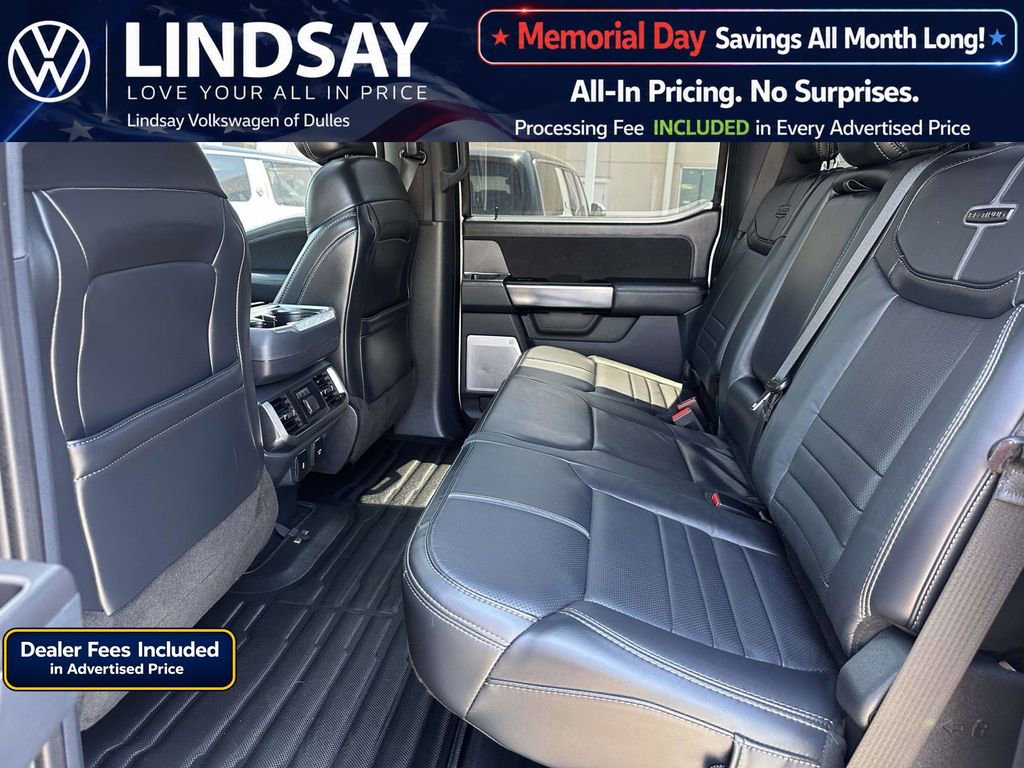 Used 2022 Ford F150 Platinum w/ Equipment Group 701A High AWD/4WD image 14