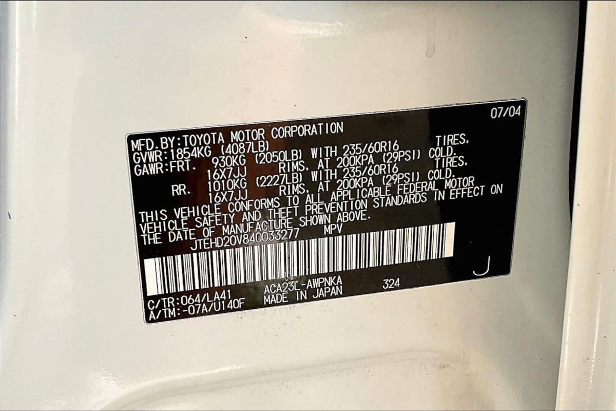 Used 2004 Toyota RAV4 4WD image 18