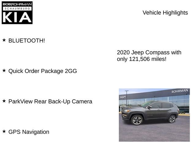 Used 2020 Jeep Compass Limited AWD/4WD image 8