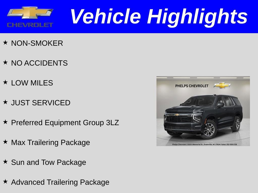 Used 2026 Chevrolet Tahoe High Country w/ Sun And Tow Package image 2