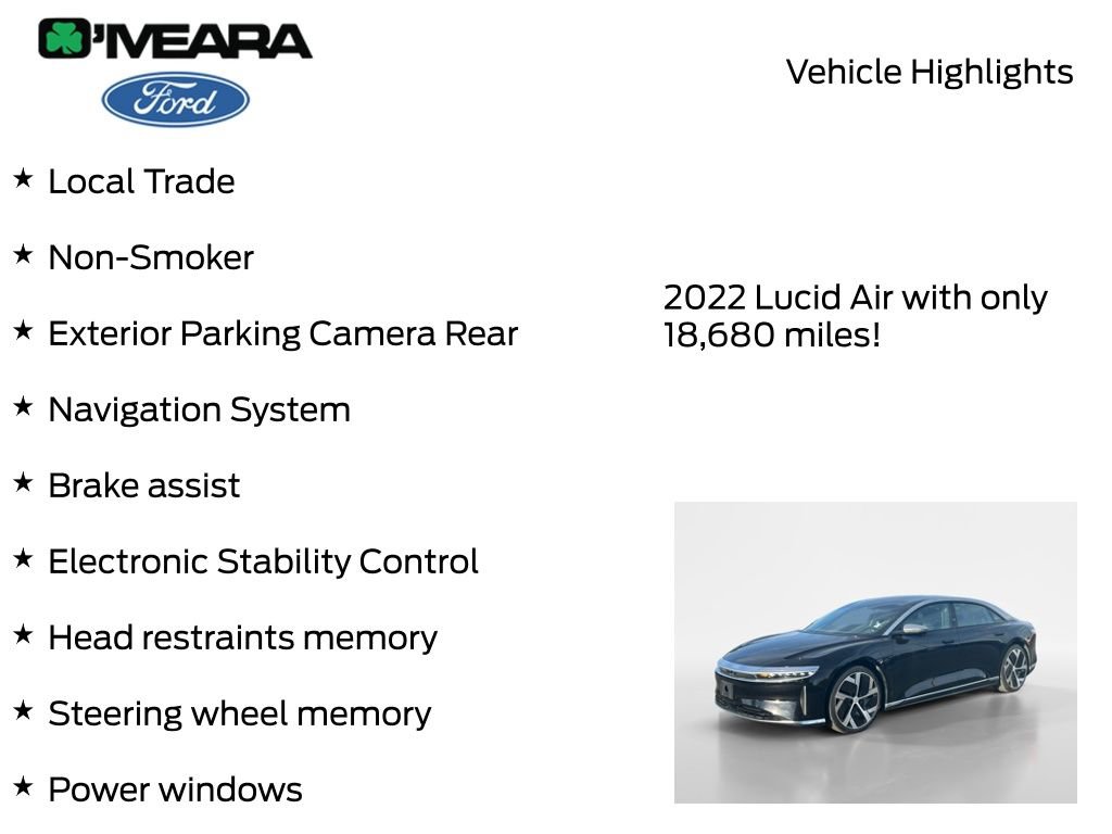 Used 2022 Lucid Air Dream Edition AWD/4WD image 7