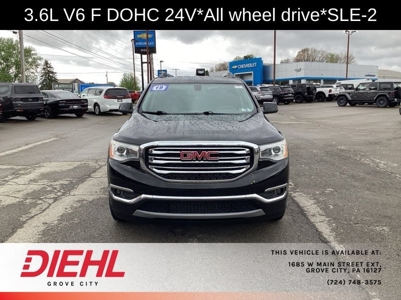 Used 2019 GMC Acadia SLE w/ Driver Alert Package I AWD/4WD image 2