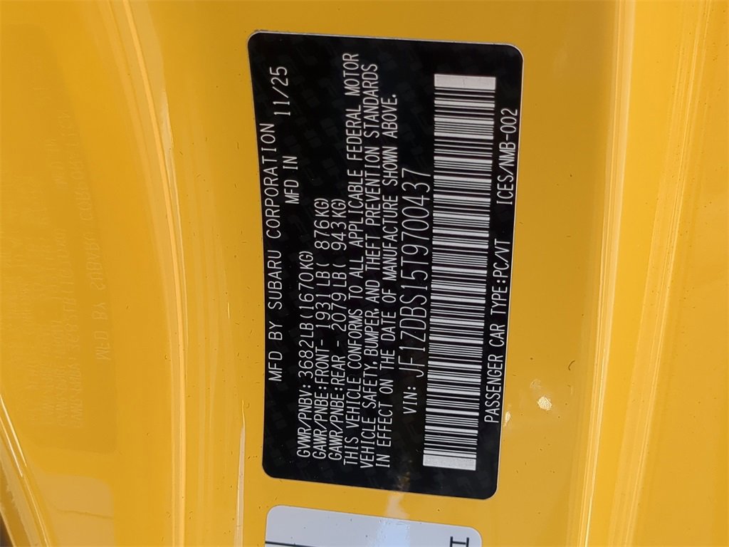 New 2026 Subaru BRZ Series.Yellow image 32