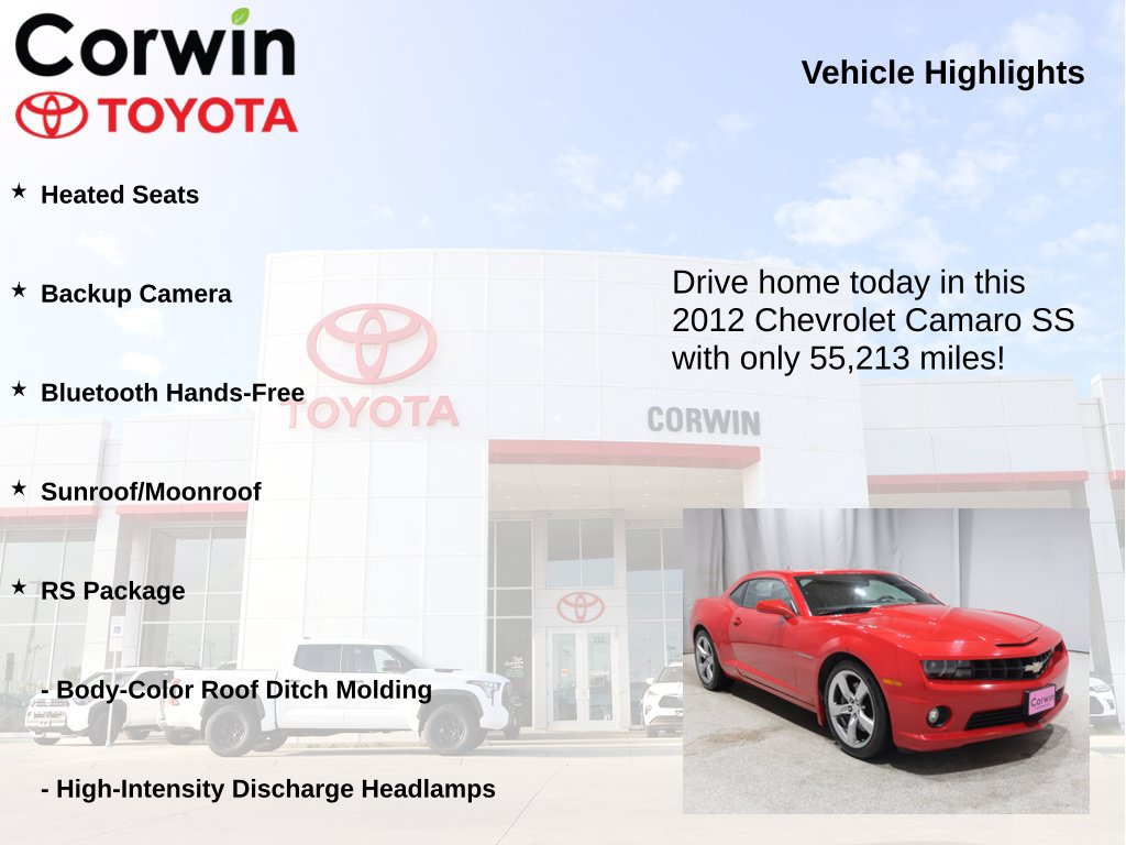 Used 2012 Chevrolet Camaro SS w/ RS Package RWD image 7