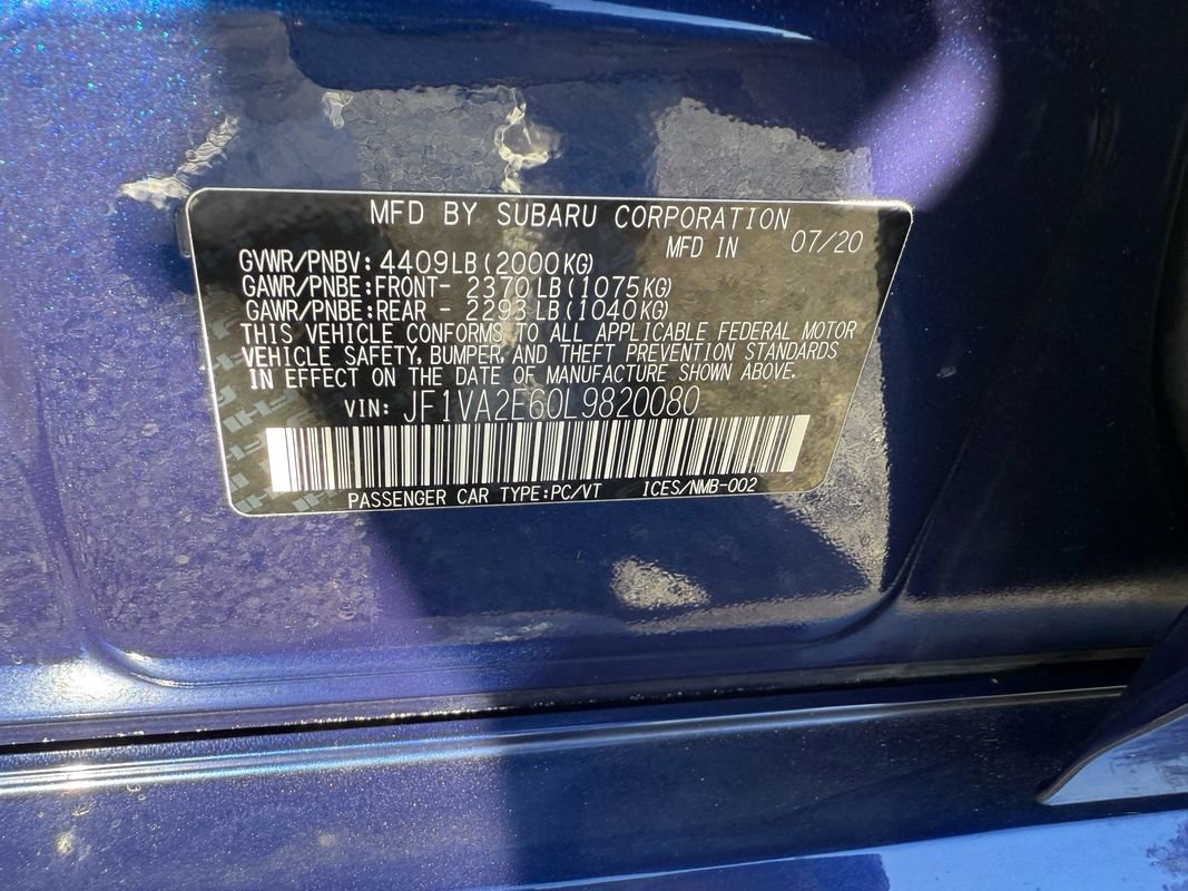 Used 2020 Subaru WRX STI image 29