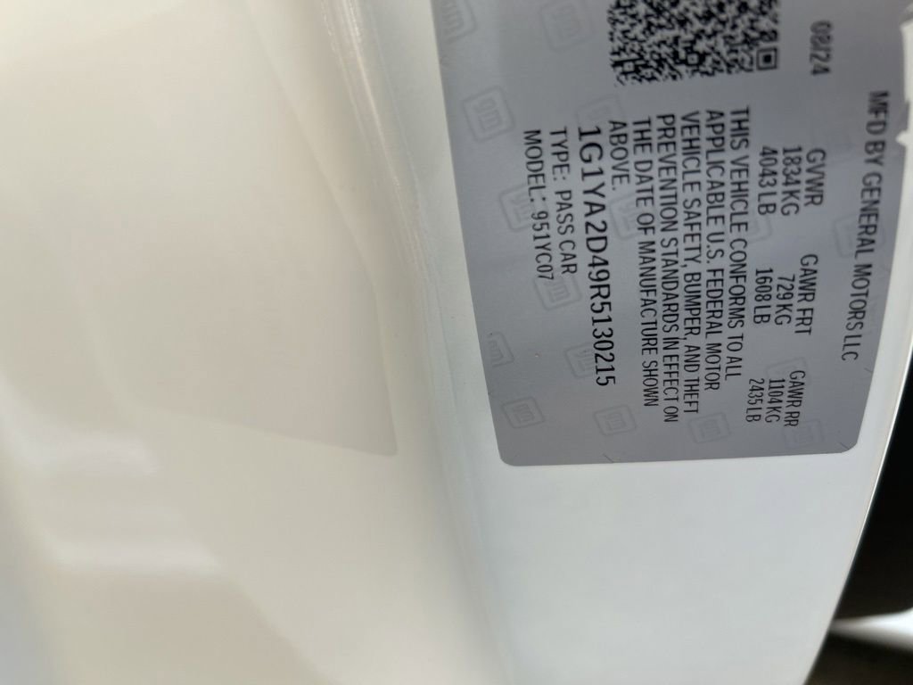 Used 2024 Chevrolet Corvette Stingray Coupe w/ Z51 Performance Package image 40