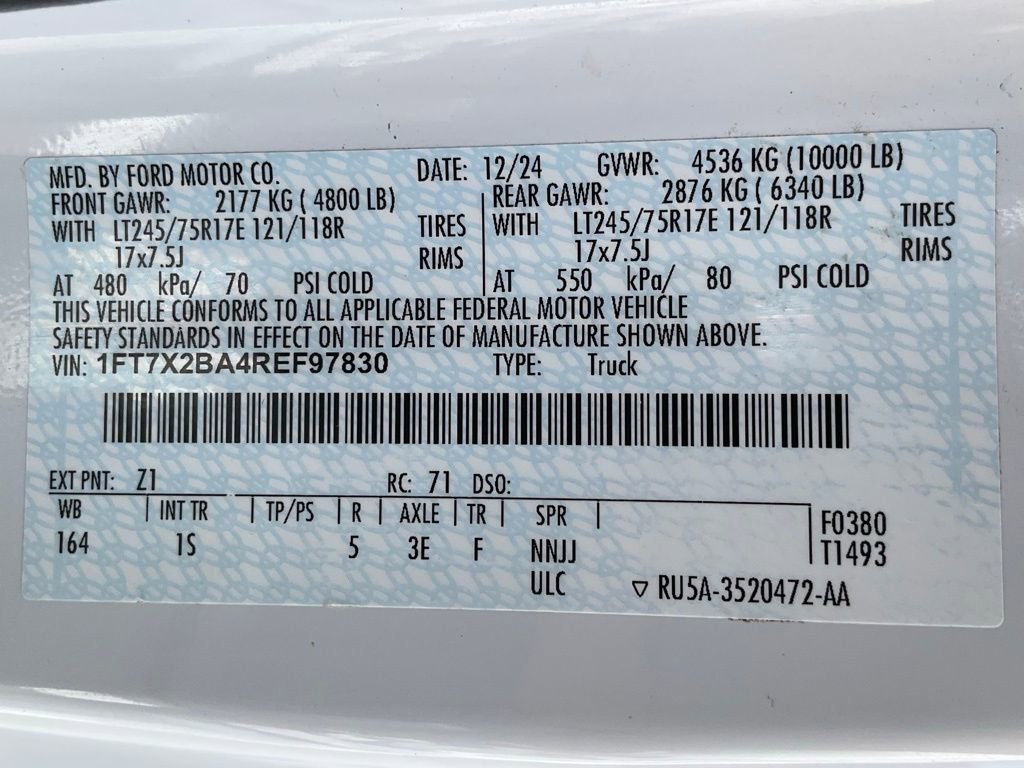 Used 2024 Ford F250 XL w/ FX4 Off-Road Package image 59