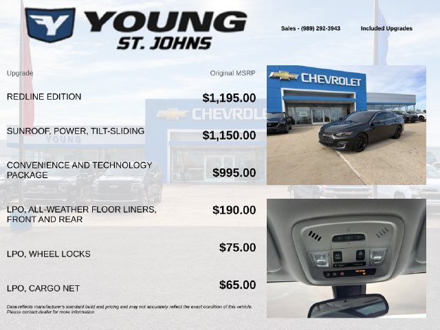 Used 2018 Chevrolet Malibu LT w/ Redline Edition FWD image 9